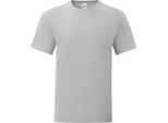 Maglietta Fruit Of The Loom Herren Iconic PC3389 (S) (Hellgrau)