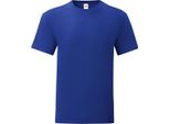 Maglietta Fruit Of The Loom Herren Iconic PC3389 (S) (Kobaltblau)