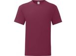 Maglietta Fruit Of The Loom Herren Iconic PC3389 (S) (Burgunder)