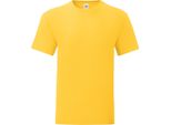 Maglietta Fruit Of The Loom Herren Iconic PC3389 (L) (Sonnenblumengelb)