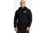 Giacca Uomo Con Cappuccio E Zip Slim Fit Chest Logo Nero 3XL Benlee