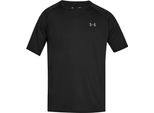 Under Armour - Maglietta "Tech"" Da Uomo RW7749 (2XL) (Nero/Grigio Chiaro)"
