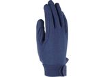 Shires - Guanti Da Equitazione Per Bambini "Newbury"" ER604 (L) (Blu Navy)"