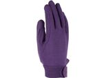 Shires - Guanti Da Equitazione Per Bambini "Newbury"" ER604 (Xs) (Viola)"