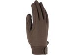 Shires - Guanti Da Equitazione Per Bambini "Newbury"" ER604 (M) (Marrone)"
