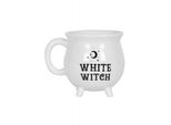 Something Different - Tazza Da Caffè "White Witch"", Calderone Della Strega SD2717 (Taglia Unica) (Bianco/Nero)"