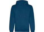 Awdis - Felpa Con Cappuccio, Biologica Per Uomo PC4386 (L) (Blu Inchiostro)