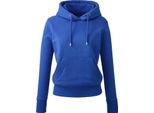 Anthem - Felpa Con Cappuccio In Cotonelogico Da Donna PC4319 (2XL) (Blu Reale)