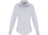 Premier - Camicetta Da Donna A Maniche Lunghe RW6588 (2XL) (Argento)