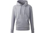 Anthem - Felpa Con Cappuccio, Cotone Organico Per Uomo/Donna Unisex PC4507 (Xxl) (Grigio Screziato)