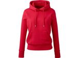 Anthem - Felpa Con Cappuccio In Cotonelogico Da Donna PC4319 (L) (Rosso)