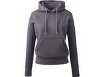 Anthem - Felpa Con Cappuccio In Cotone Organico Da Donna PC4319 (L) (Antracite)