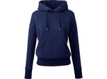 Anthem - Felpa Con Cappuccio In Cotonelogico Da Donna PC4319 (2XL) (Blu Navy)