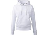 Anthem - Felpa Con Cappuccio In Cotonelogico Da Donna PC4319 (L) (Bianco)