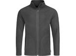 Stedman - Pile Full Zip Da Uomo - Active AB292 (L) (Grigio Acciaio)