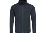 Stedman - Pile Full Zip Da Uomo - Active AB292 (L) (Blu Notte)