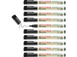Edding 4-25001 10 Edding 25 Ecoline Permanentmarker Schwarz 1,0 Mm