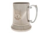 Liverpool Fc - Boccale Per Birra, Acciaio Inox TA8465 (Taglia Unica) (Argento)