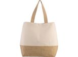 Kimood - Borsa Della Spesa In Tela Di Iuta PC3812 (Taglia Unica) (Naturale)