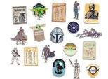Star Wars: The Mandalorian - Magnete Da Frigo "Cacciatore Di Taglie"" Set Di 18 PM155 (Taglia Unica) (Colorato)"
