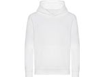 Awdis - Felpa Con Cappuccio, Biologica Per Bambini RW7957 (128) (Grigio Screziato)