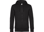 B&C - Felpa Con Cappuccio A Zip Intera Da Uomo RW7936 (L) (Nero)