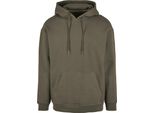 Build Your Brand - Maglia Con Cappuccio "Basic"" Da Uomo RW8024 (4XL) (Olive)"