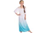 Bristol Novelty - Costume Da Bambina BN550 (M) (Bianco/Blu/Oro)