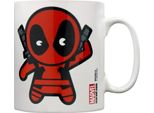 Marvel - Tazza Da Caffè, Kawaii PM1890 (Taglia Unica) (Bianco/Rosso)