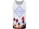 Grindstore - Top "California"" Da Uomo GR1945 (L) (Bianco)"
