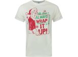Junk Food - Maglietta "Always Wrap It Up"" Da Uomo NS5523 (S) (Avorio/Verde/Rosso)"
