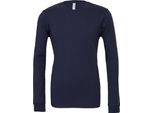 Bella + Canvas - Maglietta Da Uomo/Donna Unisex A Maniche Lunghe PC3875 (M) (Blu Navy)