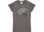 Game Of Thrones - Maglietta "Stark Sigil"" Da Donna NS6264 (L) (Grigio)"