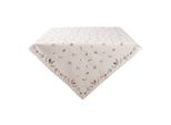 Tovaglia Clayre & Eef 130X180 Cm Beige Blu Cotone Pollo E Gallo