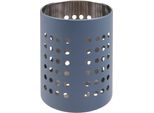 Portaposate Excellent Houseware, Acciaio Inox, 11X13,2 Cm, Blu