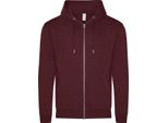 Awdis - Felpa Con Cappuccio, Cotone Organico Per Uomo/Donna Unisex RW8046 (2XL) (Borgogna)