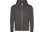 Awdis - Felpa Con Cappuccio, Cotone Organico Per Uomo/Donna Unisex RW8046 (2XL) (Antracite)