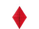 Unique Party - Diamante - Decorazione, Carta SG9003 (Taglia Unica) (Rosso)