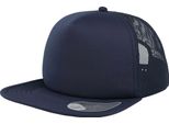 Cappello Trucker Unisex Atlantis Snap 90S, Visiera Piatta, 5 Pannelli AB451 (Taglia Unica) (Blu Navy)