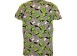 Minecraft - T-Shirt Con Stampa All-Over Per Ragazzi NS5977 (152) (Verde)