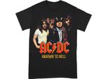 Ac/Dc - Maglietta "Highway To Hell"" Per Uomo/Donna Unisex BI115 (S) (Nero/Rosso)"