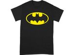 Batman - Maglietta Da Uomo/Donna Unisex BI104 (M) (Nero/Giallo)