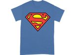 Superman - Maglietta Da Uomo/Donna Unisex BI108 (Xl) (Blu Reale)