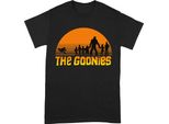 I Goonies - Maglietta Da Uomo/Donna Unisex BI138 (S) (Nero/Arancione)