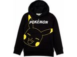 Pokemon - Felpa Con Cappuccio Per Bambini NS6487 (164) (Nero)