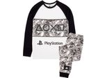 Playstation - Pigiama "Gaming"" Per Ragazzi NS5689 (116) (Nero/Grigio/Bianco)"