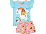 Hey Duggee - Pigiama Per Bambina NS6106 (98) (Blu/Rosa)