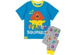 Hey Duggee - Pigiama Con Pantaloni Lunghi "Well Done Squirrels"" Per Bambino NS6141 (98) (Blu/Grigio)"