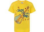Aerosmith - Maglietta "Dude Looks Like A Baby"" Per Bambini NS6400 (128) (Giallo)"