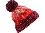 Cappello A Cavatappi Unisex Beechfield Con Pompon RW5192 (Taglia Unica) (Rosso Ciliegia)